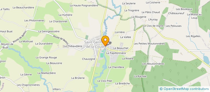 localisation de l'entreprise MADAME ARLETTE VADE à SAINT-GERMAIN-DE-LA-COUDRE