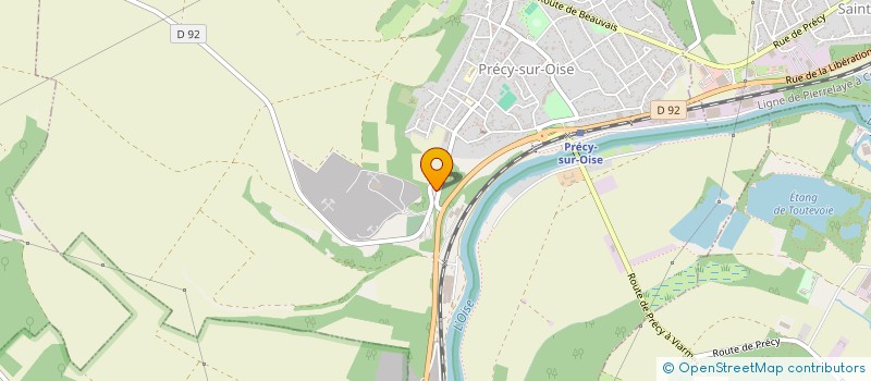 localisation de l'entreprise MADAME ARLETTE VANDEVOORDE  PRECY-SUR-OISE