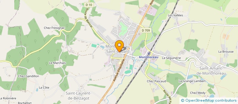 localisation de l'entreprise MADAME ARLETTE VAUDOLON à MONTMOREAU