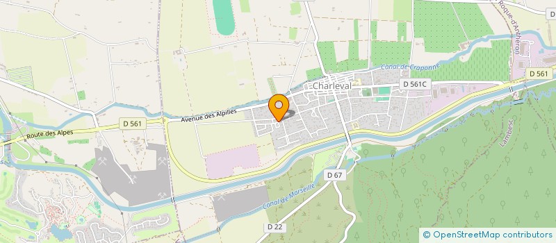 localisation de l'entreprise MADAME ARLETTE VERGNE à CHARLEVAL