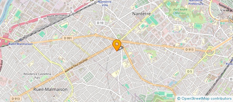 localisation de l'entreprise MADAME ARLETTE VILLETTE  NANTERRE