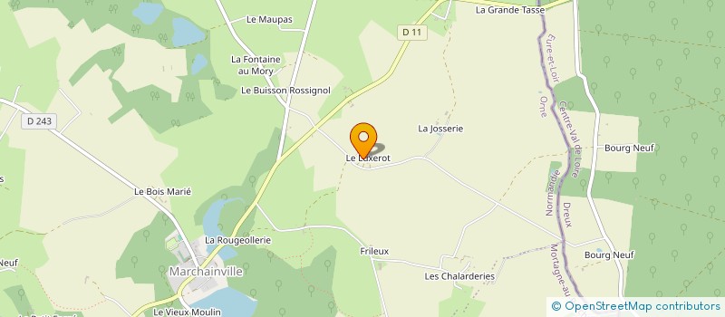 localisation de l'entreprise MADAME ARLETTE VILLETTE à LONGNY LES VILLAGES