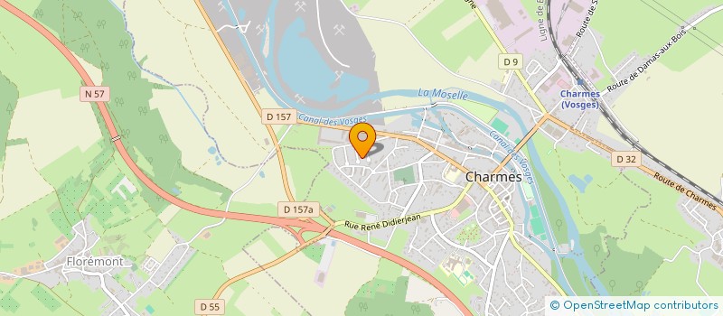 localisation de l'entreprise MADAME ARLETTE VOINOT  CHARMES