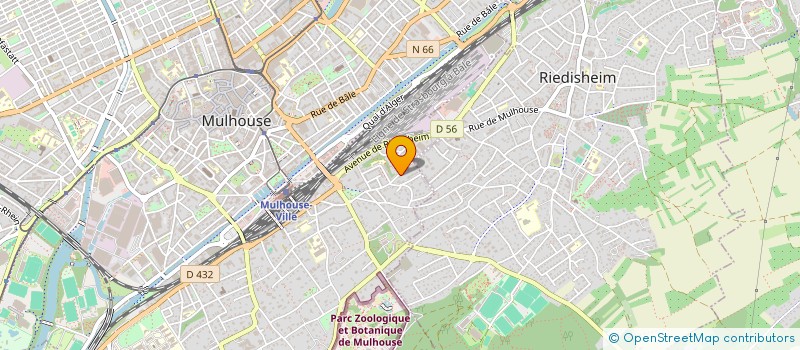 localisation de l'entreprise MADAME ARLETTE WOOCK-SPIESS à MULHOUSE