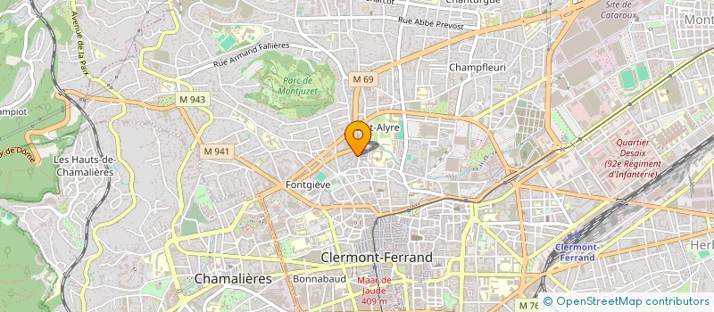 localisation de l'entreprise MADAME ARLINDA RRAHMANI  CLERMONT-FERRAND