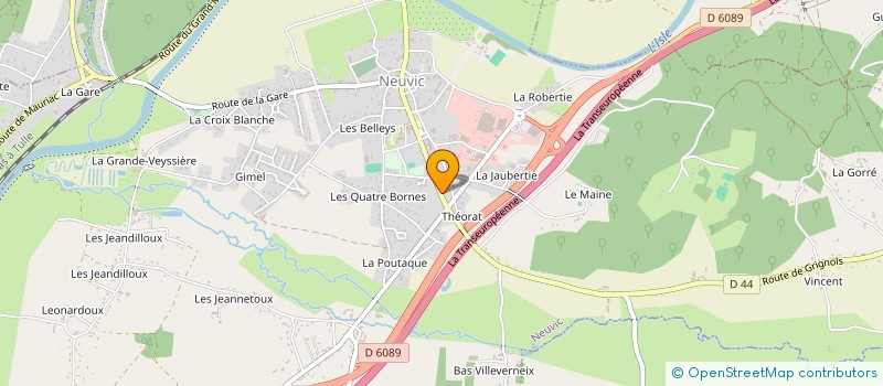 localisation de l'entreprise MADAME ARLINE BEAUGIER à NEUVIC