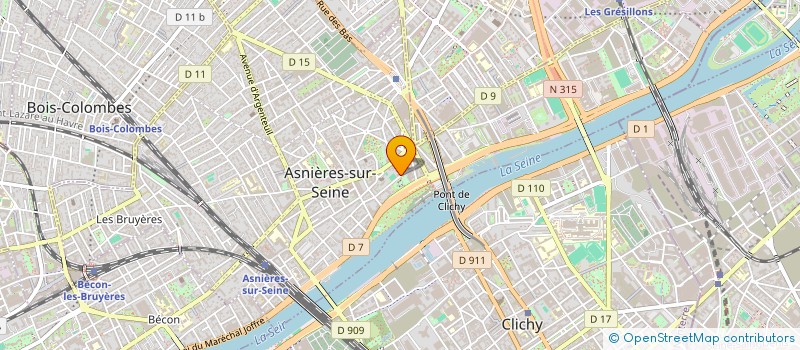 localisation de l'entreprise MADAME ARMANDE BESSIRE à ASNIERES-SUR-SEINE
