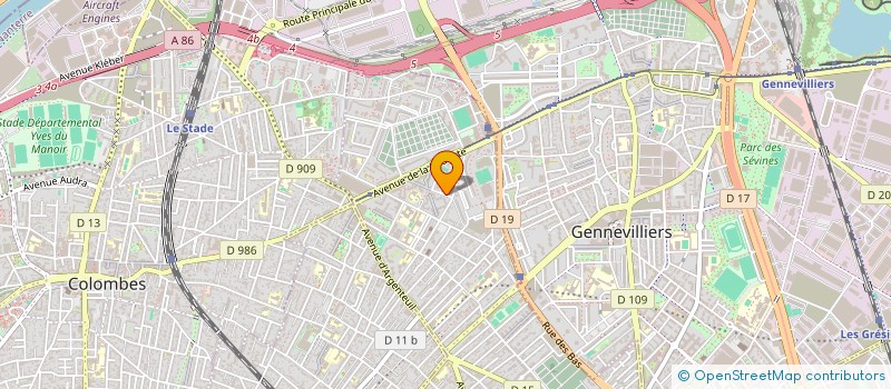 localisation de l'entreprise MADAME ARMANDE BOKWA à ASNIERES-SUR-SEINE