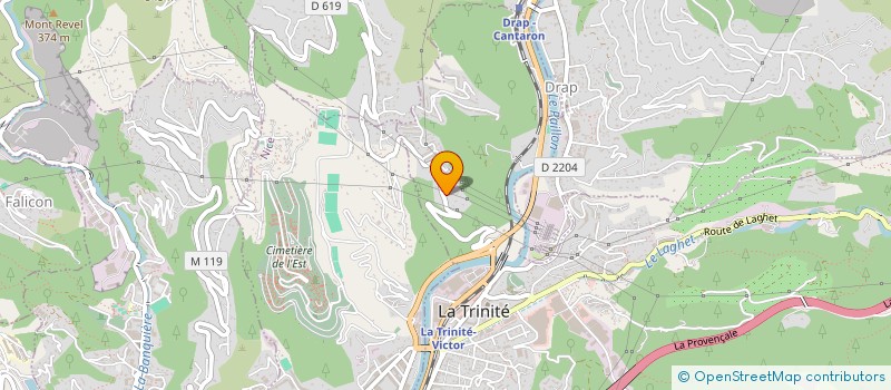 localisation de l'entreprise MADAME ARMANDE DE BRINCAT à LA TRINITE