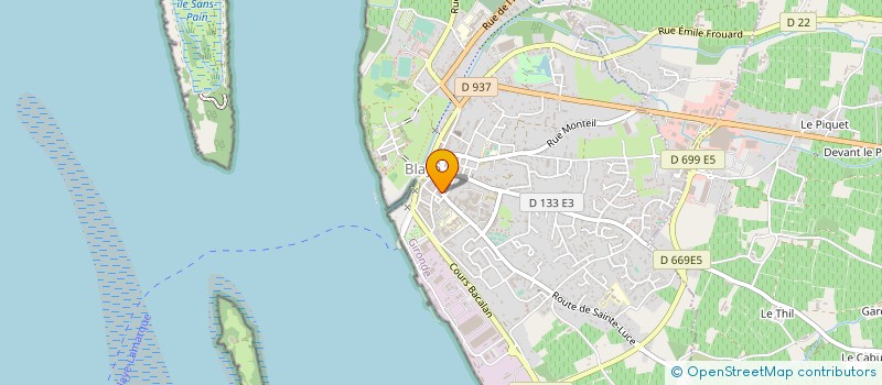 localisation de l'entreprise MADAME ARMANDE FARGEOT à BLAYE