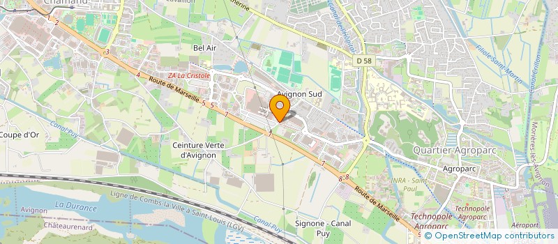 localisation de l'entreprise MADAME ARMANDE GALMES  AVIGNON