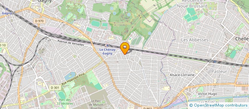 localisation de l'entreprise MADAME ARMANDE GUIMESE  GAGNY