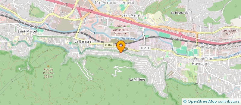 localisation de l'entreprise MADAME ARMANDE KOUMBA  MARSEILLE 11EME