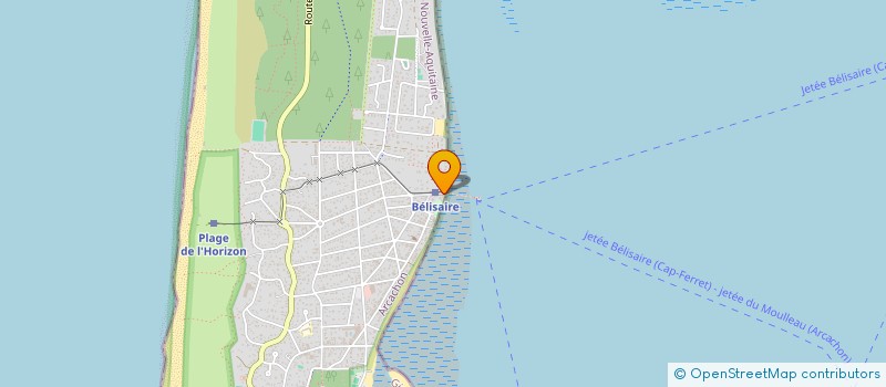 localisation de l'entreprise MADAME ARMANDE LACOLOMBERIE  LEGE-CAP-FERRET