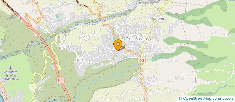 localisation de l'entreprise MADAME ARMANDE LEGROS  LES TROIS-BASSINS