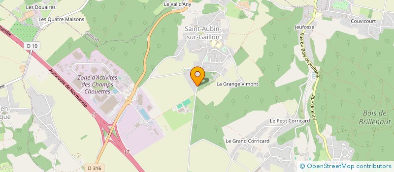 localisation de l'entreprise MADAME ARMANDE NGANGA MOUANGA  SAINT-AUBIN-SUR-GAILLON