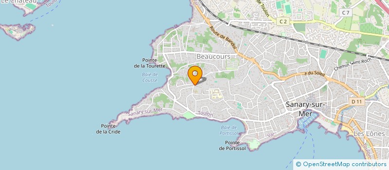 localisation de l'entreprise MADAME ARMANDE PROSPERI  SANARY-SUR-MER