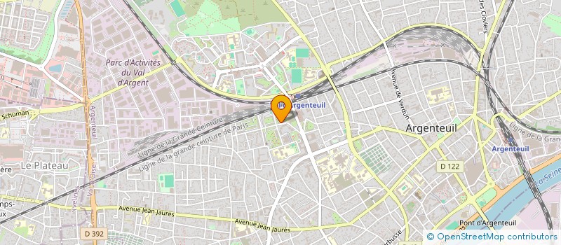 localisation de l'entreprise MADAME ARMANDE TETGA  ARGENTEUIL