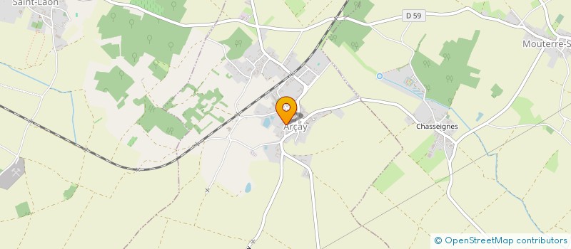 localisation de l'entreprise MADAME ARMANDIN WILSON  ARCAY