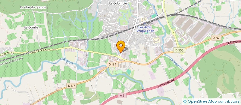 localisation de l'entreprise MADAME ARMANDINA BARROS DE SA  LES ARCS