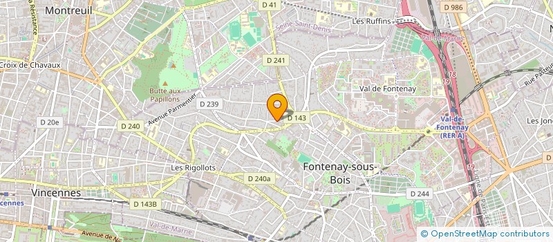 localisation de l'entreprise MADAME ARMANDINA MONTEIRO à FONTENAY-SOUS-BOIS