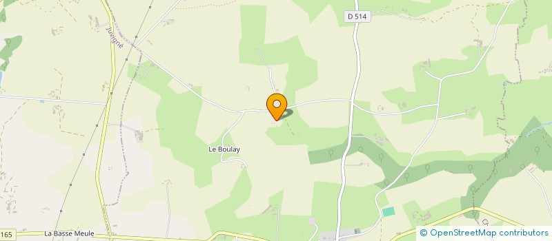 localisation de l'entreprise MADAME ARMANDINE BLIN à SAINT-HILAIRE-DU-MAINE