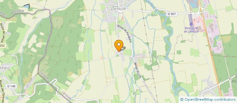 localisation de l'entreprise MADAME ARMANDINE CAZAUX  LARREULE