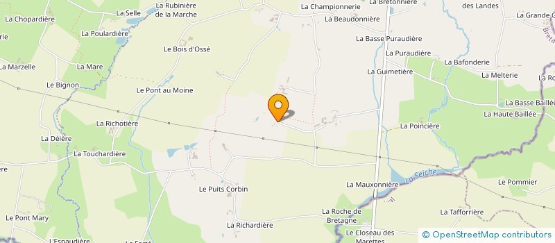 localisation de l'entreprise MADAME ARMANDINE CORNEE  GENNES-SUR-SEICHE