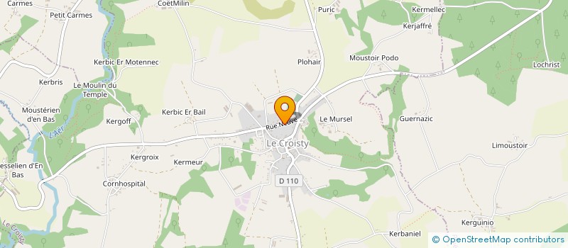 localisation de l'entreprise MADAME ARMANDINE CROIZER  LE CROISTY