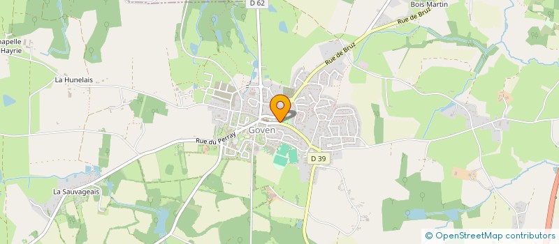 localisation de l'entreprise MADAME ARMANDINE DURAND  GOVEN