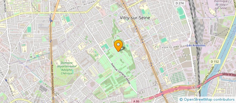 localisation de l'entreprise MADAME ARMANDINE MALLA  VITRY-SUR-SEINE