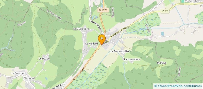 localisation de l'entreprise MADAME ARMANDINE MAOLE DIT MATTOULET  CHIRENS