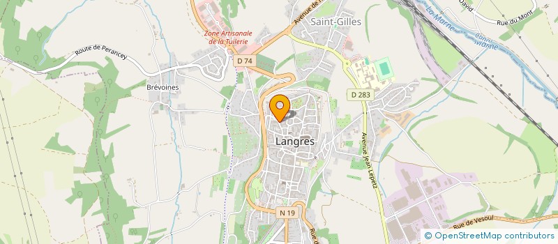 localisation de l'entreprise MADAME ARMEL NARDIN à LANGRES