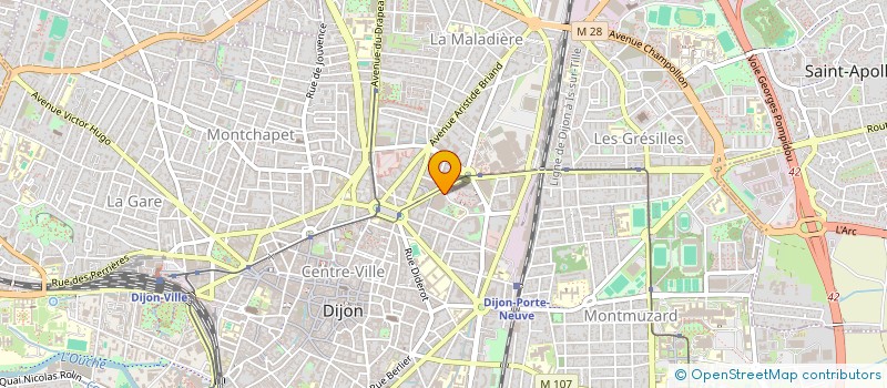 localisation de l'entreprise MADAME ARMELE RUET à DIJON