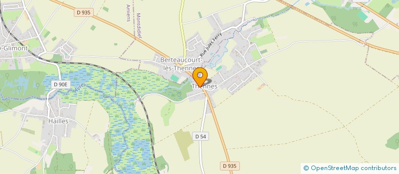 localisation de l'entreprise MADAME ARMELINE QUEVREUX  THENNES