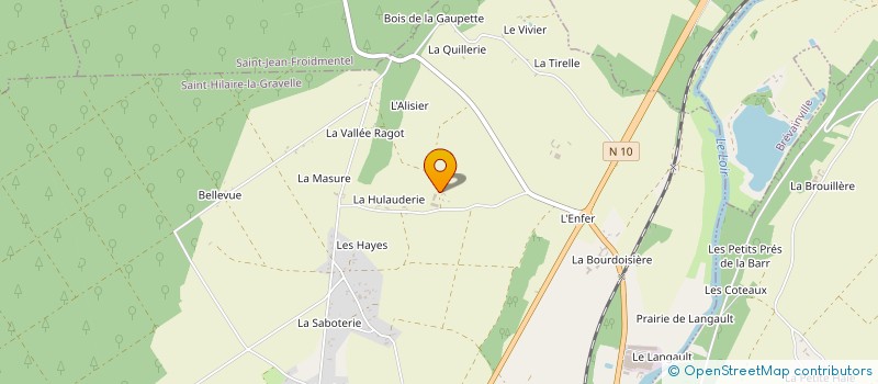 localisation de l'entreprise MADAME ARMELLE BACH  SAINT-HILAIRE-LA-GRAVELLE