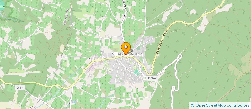 localisation de l'entreprise MADAME ARMELLE BACHELET à VILLES-SUR-AUZON