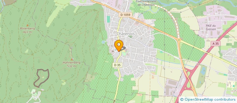 localisation de l'entreprise MADAME ARMELLE BACHMANN  CHATENOIS