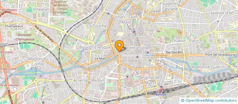 localisation de l'entreprise MADAME ARMELLE BAINVEL  RENNES