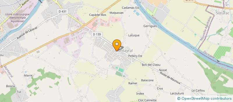 localisation de l'entreprise MADAME ARMELLE BALLESTA à MONTAYRAL