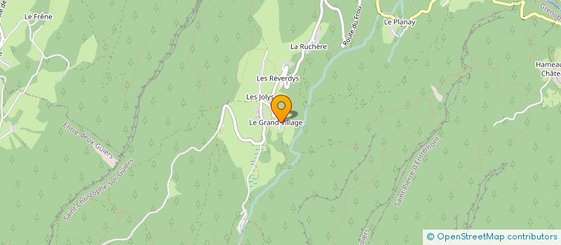 localisation de l'entreprise MADAME ARMELLE BARRET à SAINT-CHRISTOPHE-SUR-GUIERS