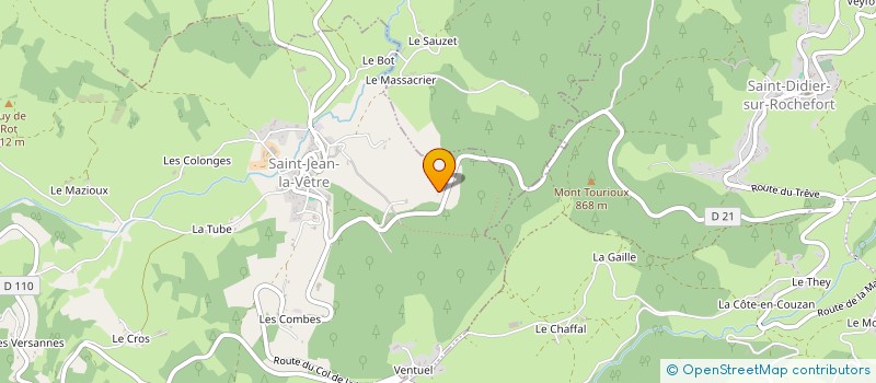 localisation de l'entreprise MADAME ARMELLE BECQUART  SAINT-JEAN-LA-VETRE