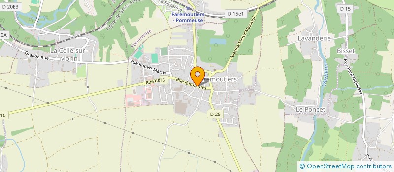 localisation de l'entreprise MADAME ARMELLE BIBAUT à FAREMOUTIERS