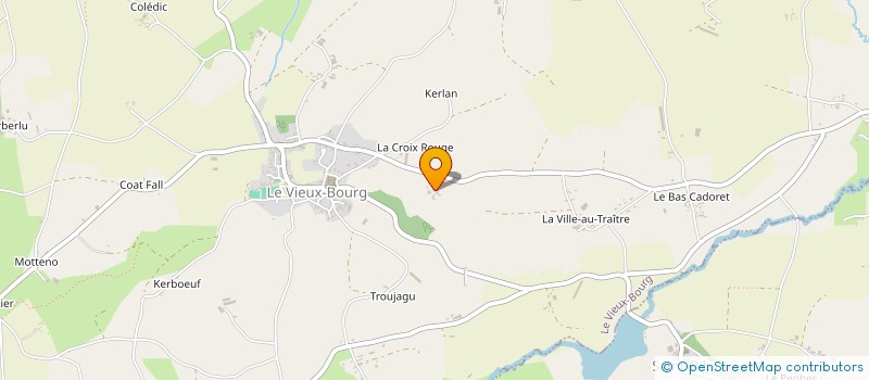 localisation de l'entreprise MADAME ARMELLE BIENVENU à LE VIEUX-BOURG