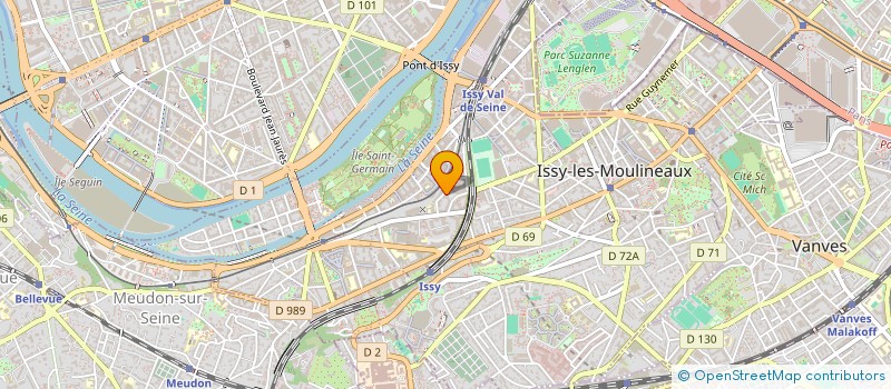 localisation de l'entreprise MADAME ARMELLE BILLORE à ISSY-LES-MOULINEAUX