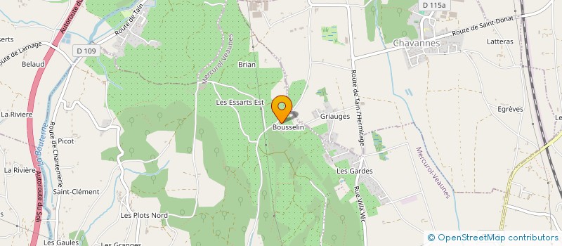 localisation de l'entreprise MADAME ARMELLE BOBICHON  MERCUROL-VEAUNES