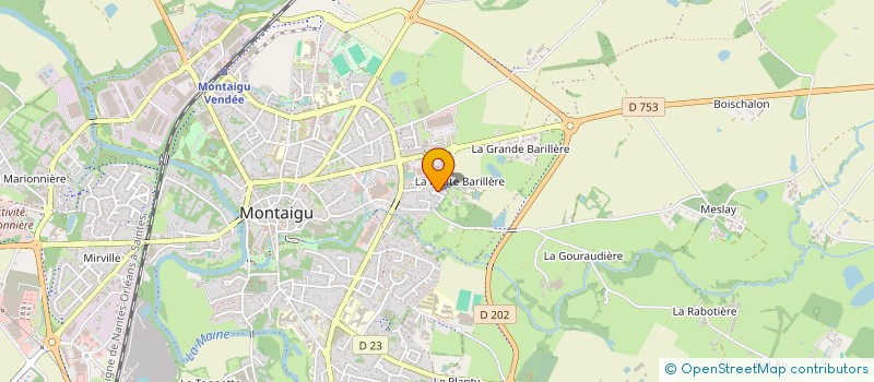 localisation de l'entreprise MADAME ARMELLE BOQUIEN à MONTAIGU-VENDEE