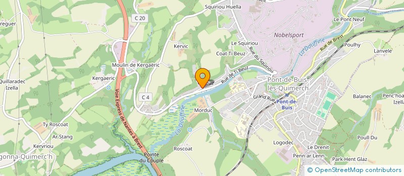 localisation de l'entreprise MADAME ARMELLE BOUCHER à PONT-DE-BUIS-LES-QUIMERCH
