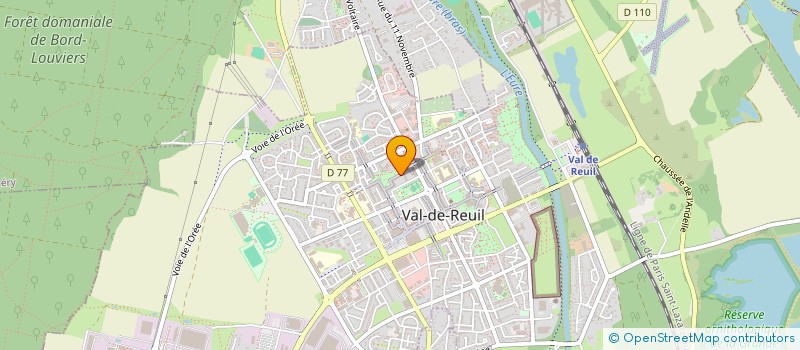 localisation de l'entreprise MADAME ARMELLE BOUHEMAMA NOEL  VAL-DE-REUIL