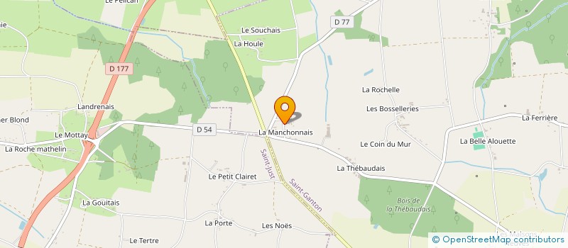 localisation de l'entreprise MADAME ARMELLE BOURGEAIS  SAINT-GANTON